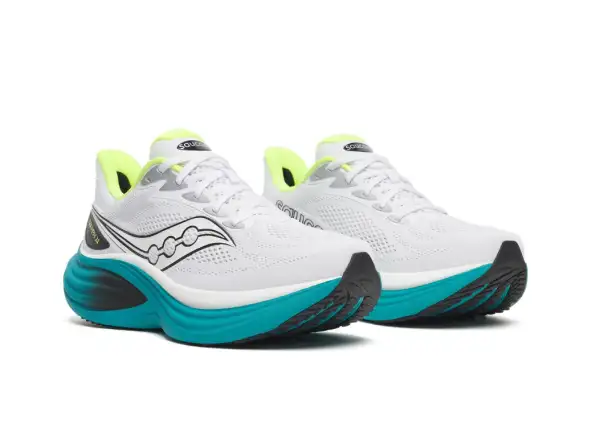 Saucony Triumph 24 Herren Laufschuhe White/Tranquil