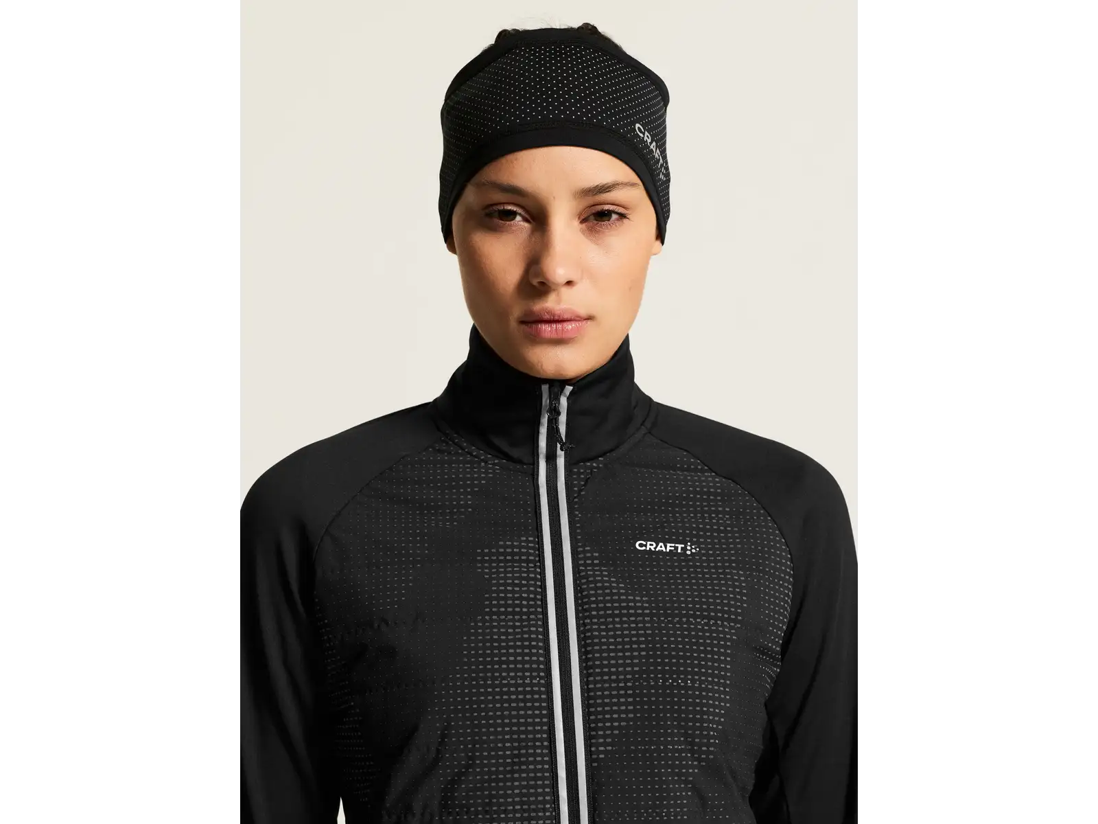 CRAFT SubZ Lumen Damen Laufjacke schwarz