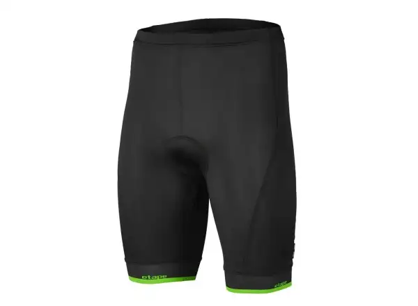 Etape Elite Herren Shorts mit Polsterung Schwarz/Grün