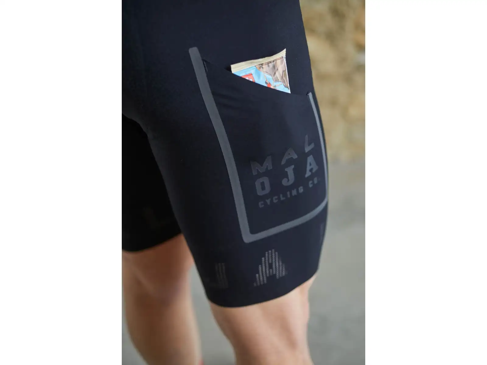 Maloja GoldhaarmoosM. Herren Shorts mit Polster und Latz Moonless