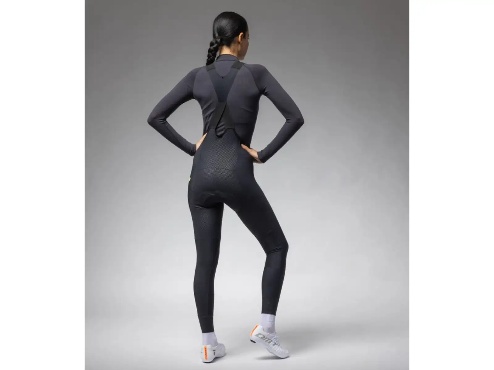 Alé R-EV1 Voltage Damen Winterhose mit Trägern schwarz