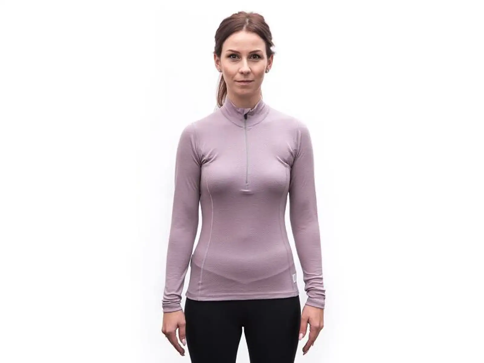 Sensor Merino DF Damen Langarmshirt Mystic Violet