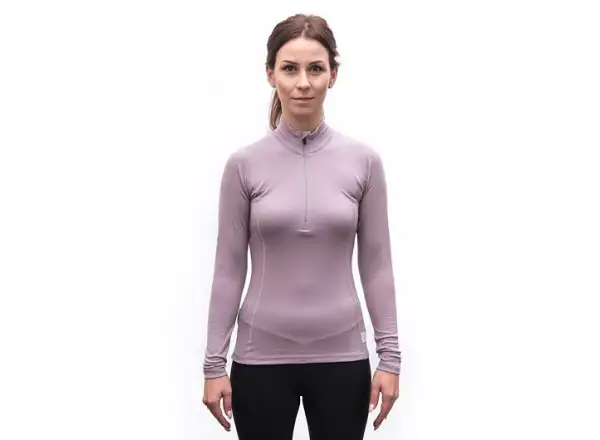 Sensor Merino DF Damen Langarmshirt Mystic Violet