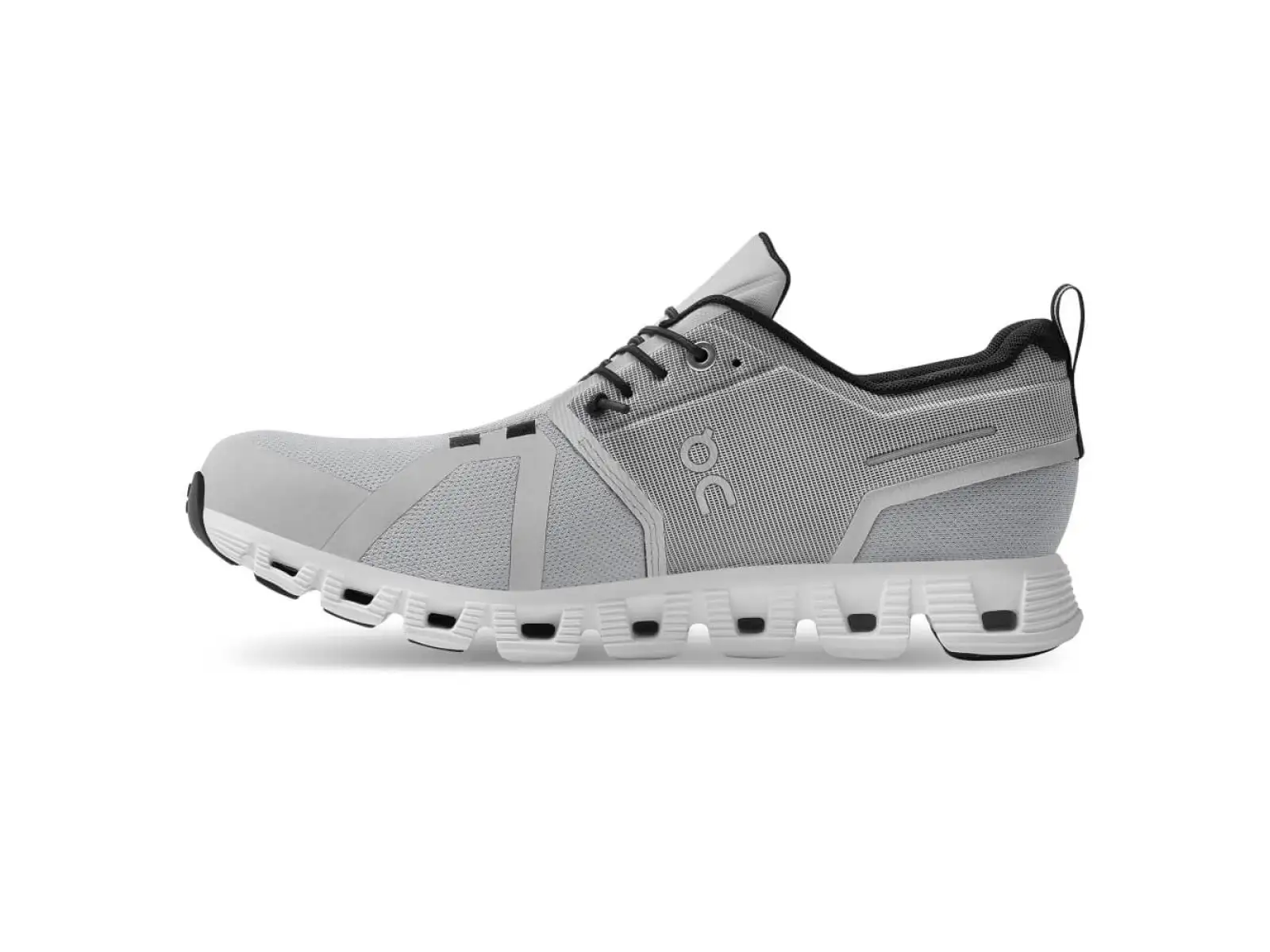 On Cloud 5 Waterproof Damen-Laufschuh Glacier/White