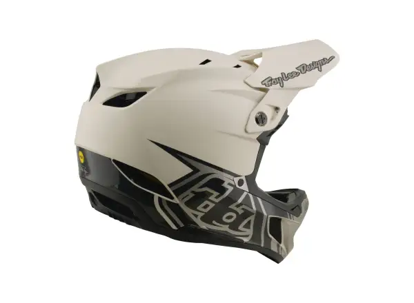 Troy Lee Designs D4 Composite MIPS Helm Stealth Pumice