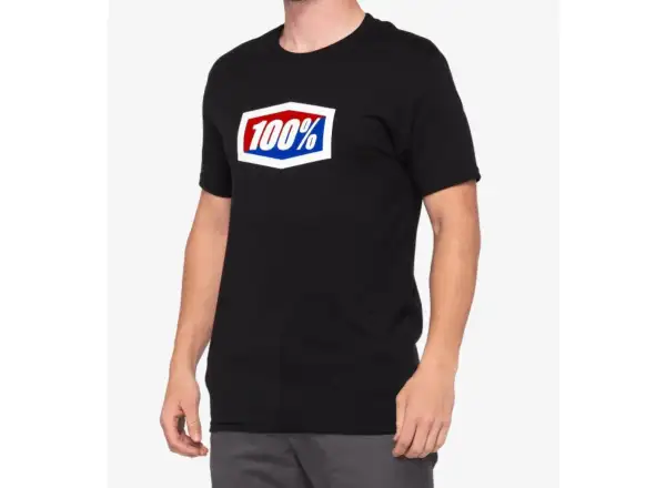 100% Offizielles Herren T-Shirt mit kurzen Ärmeln in Schwarz.