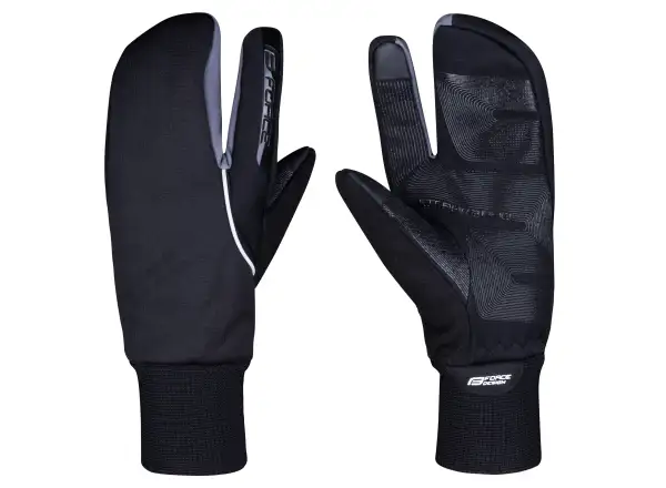 Force Hot Rak 3 Winter Fahrrad-Handschuhe schwarz