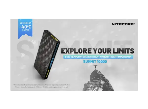 Powerbank Nitecore SUMMIT 10000, USB-C, 10000 mAh