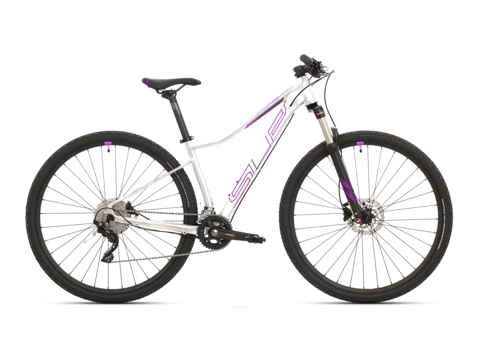Superior XC 819 W in Glossy White Metallic/Purple - Damen Mountainbike.