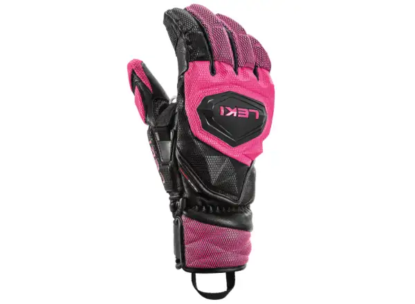 Leki WCR Venom SL 3D Damen Rennhandschuhe Black-Pink