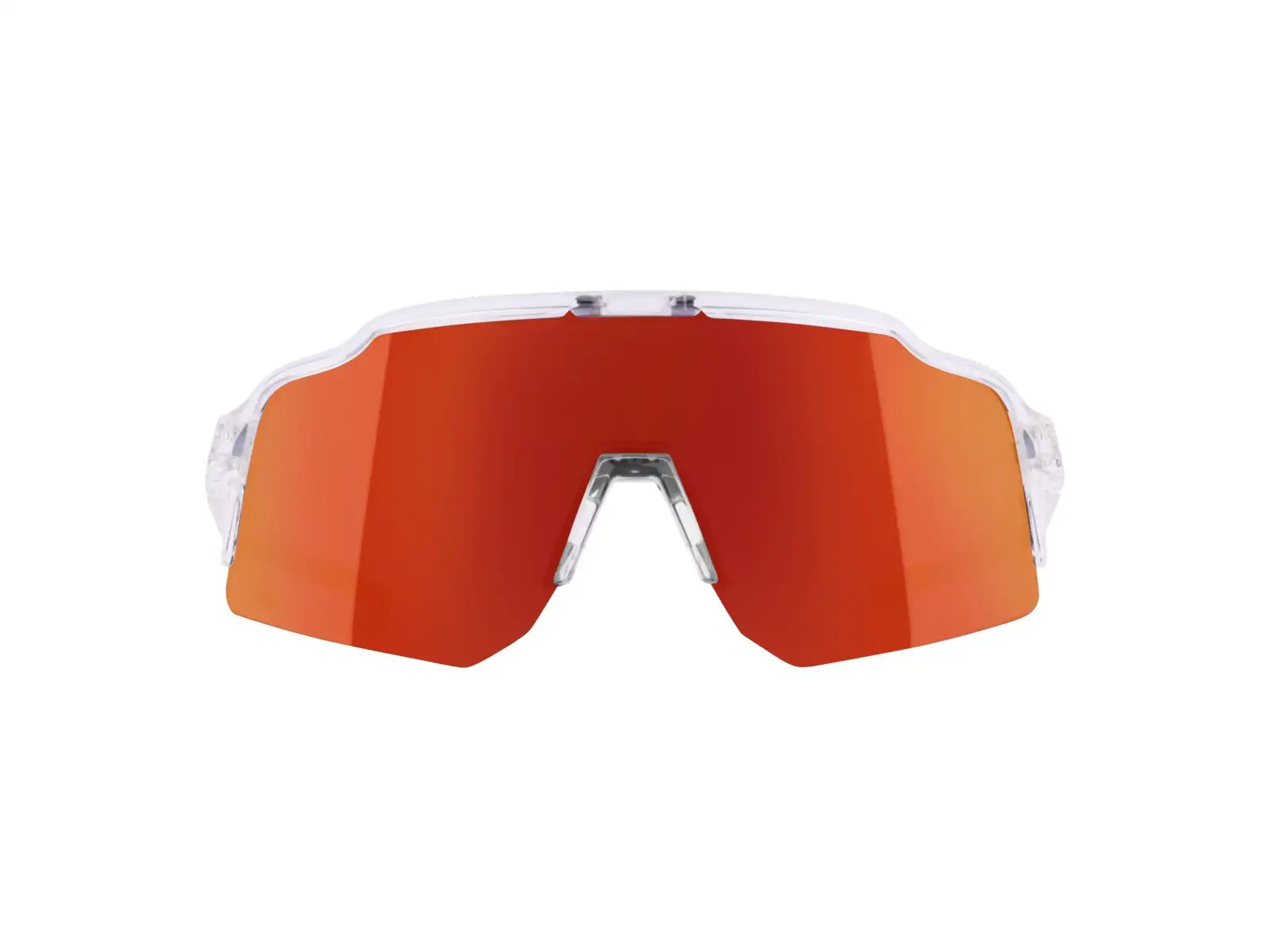 Force Strive Fahrradbrille transparent/rot verspiegeltes Glas