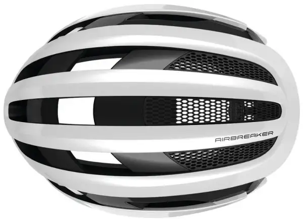 Abus AirBreaker Helm Polar Weiß Glänzend
