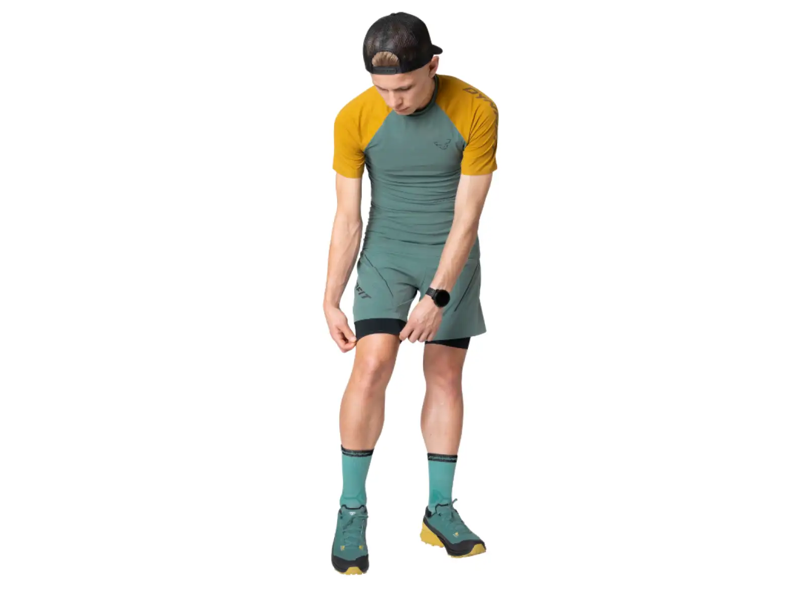 Dynafit Ultra 2in1 Herren Laufshorts Atlantic