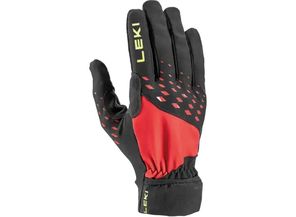 Leki Ultra Trail Storm Handschuhe Black/Red/Neon Yellow