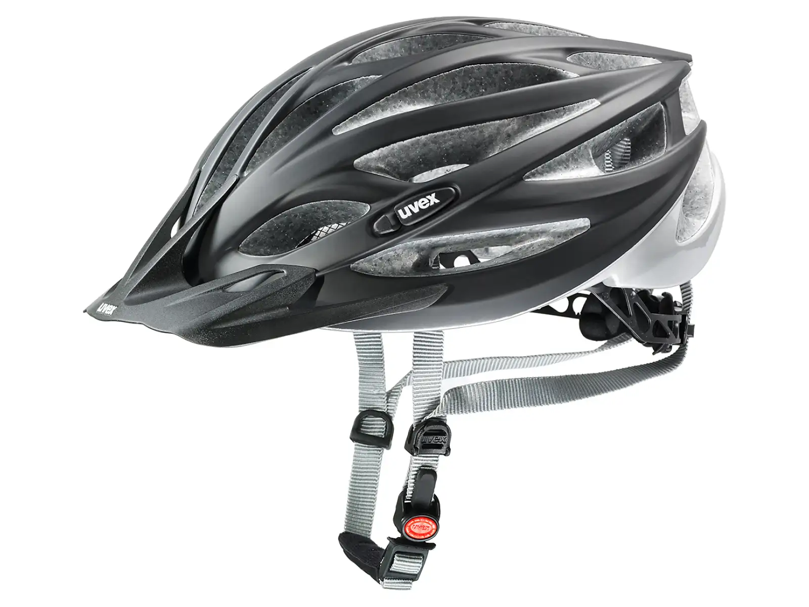 Uvex Oversize Helm Schwarz matt/Silber