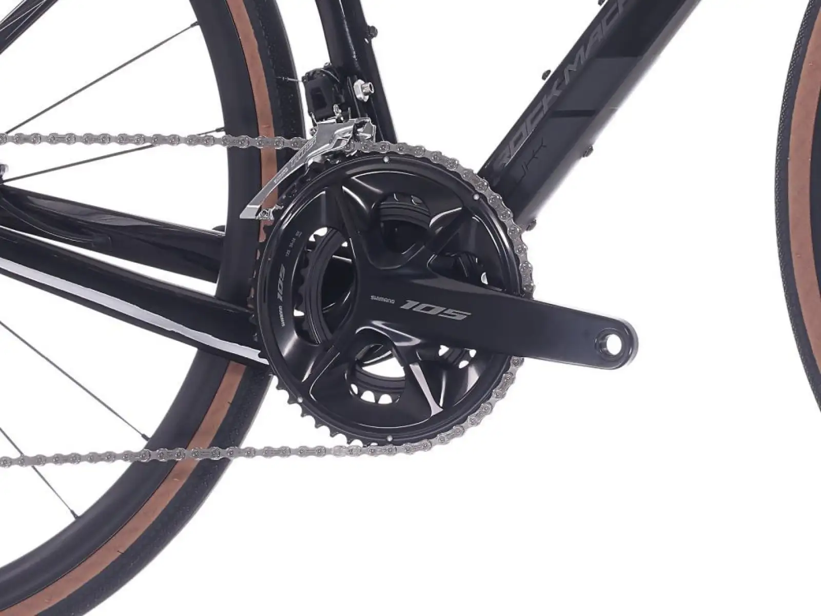 Rock Machine Lukk CR 80 Gravelrad Gloss Metallic Black