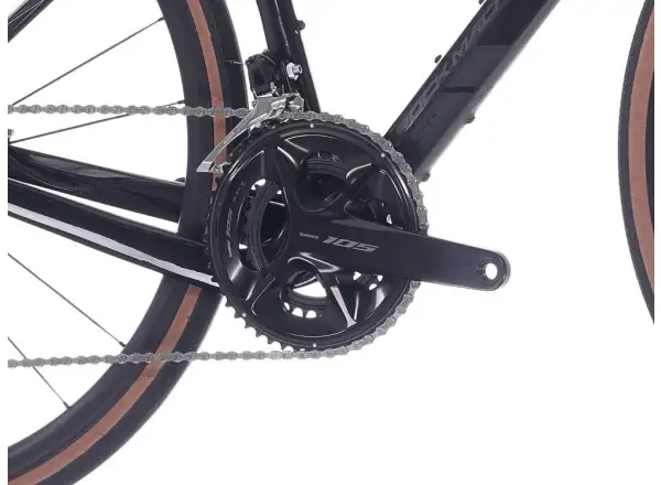 Rock Machine Lukk CR 80 Gravelrad Gloss Metallic Black