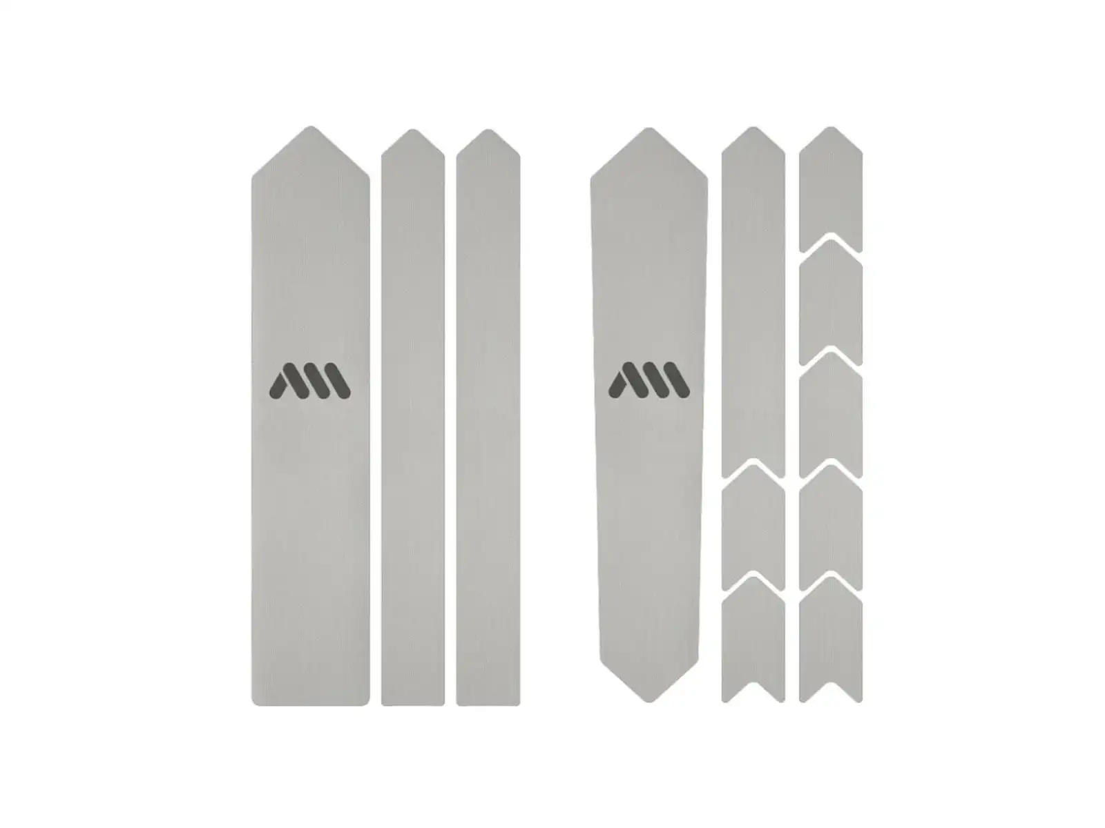 All Mountain Style Rahmen-Schutzaufkleber Gravel/Road Clear Silver