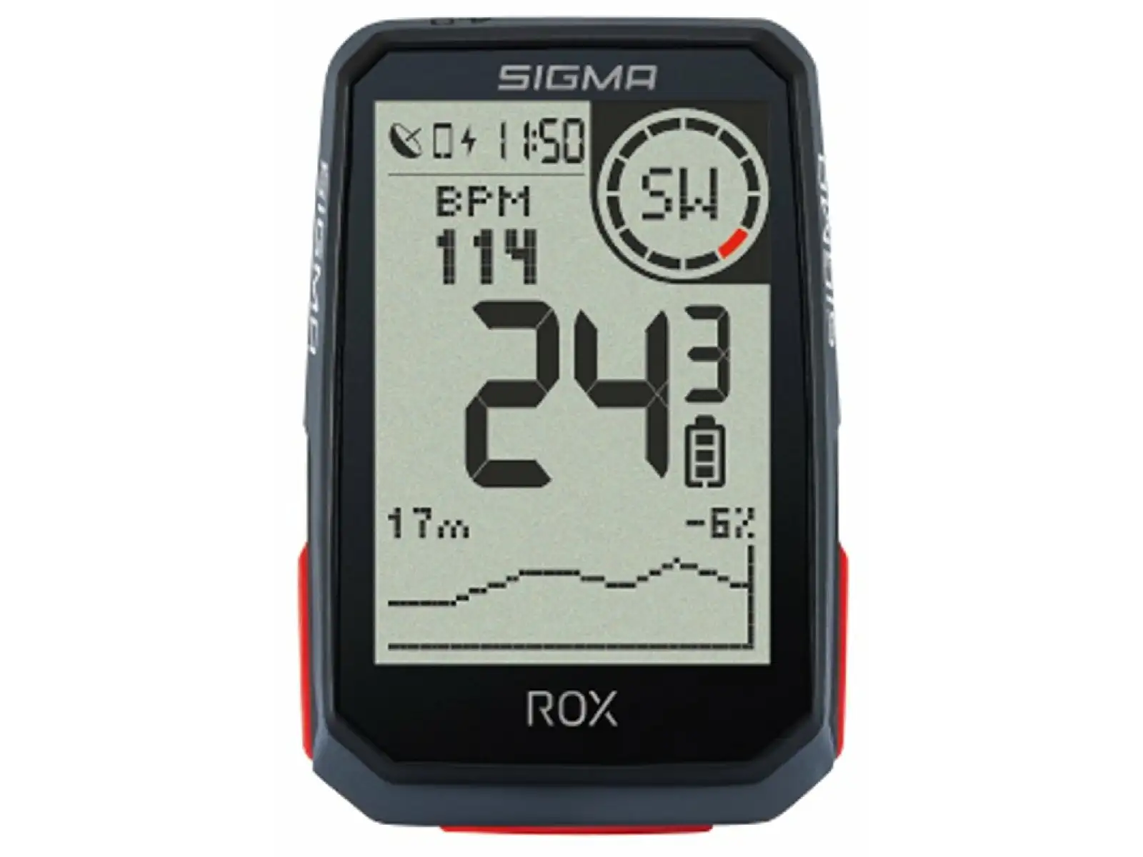 Sigma ROX 4.0 GPS Computer SET mit Sensoren Schwarz