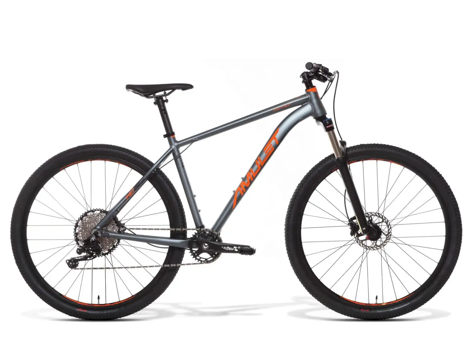 Amulett 29 Rival 6.0 Schwarz Matt/Orange Mountainbike