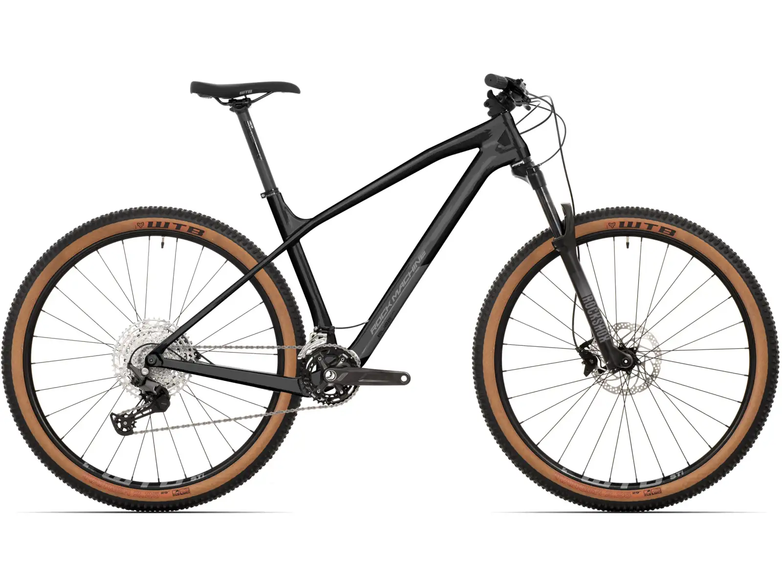 Rock Machine Blizz Cr 20 Mountainbike Gloss Basalt Black