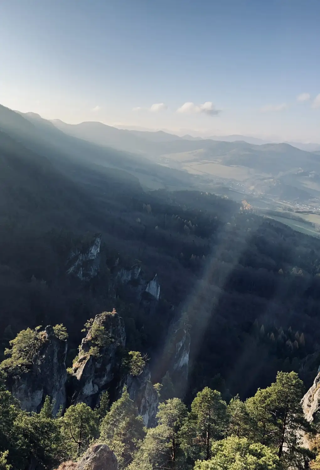 Die Strážovské vrchy und die Route in der Umgebung der Súľovské skaly als Tipp für eine Winterwanderung.