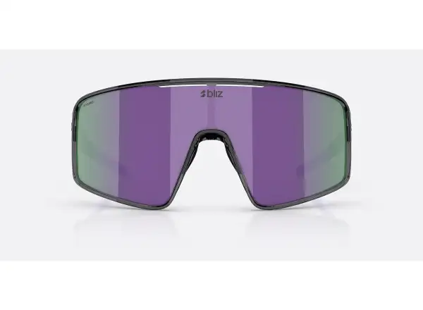 Bliz P001s Sonnenbrille Crystal Black/Grey Purple Multi