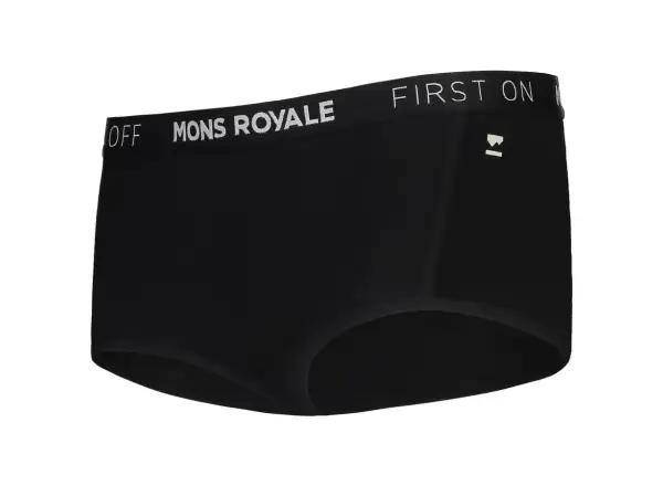 Mons Royale Sylvia Boyleg Merino Unterhosen schwarz