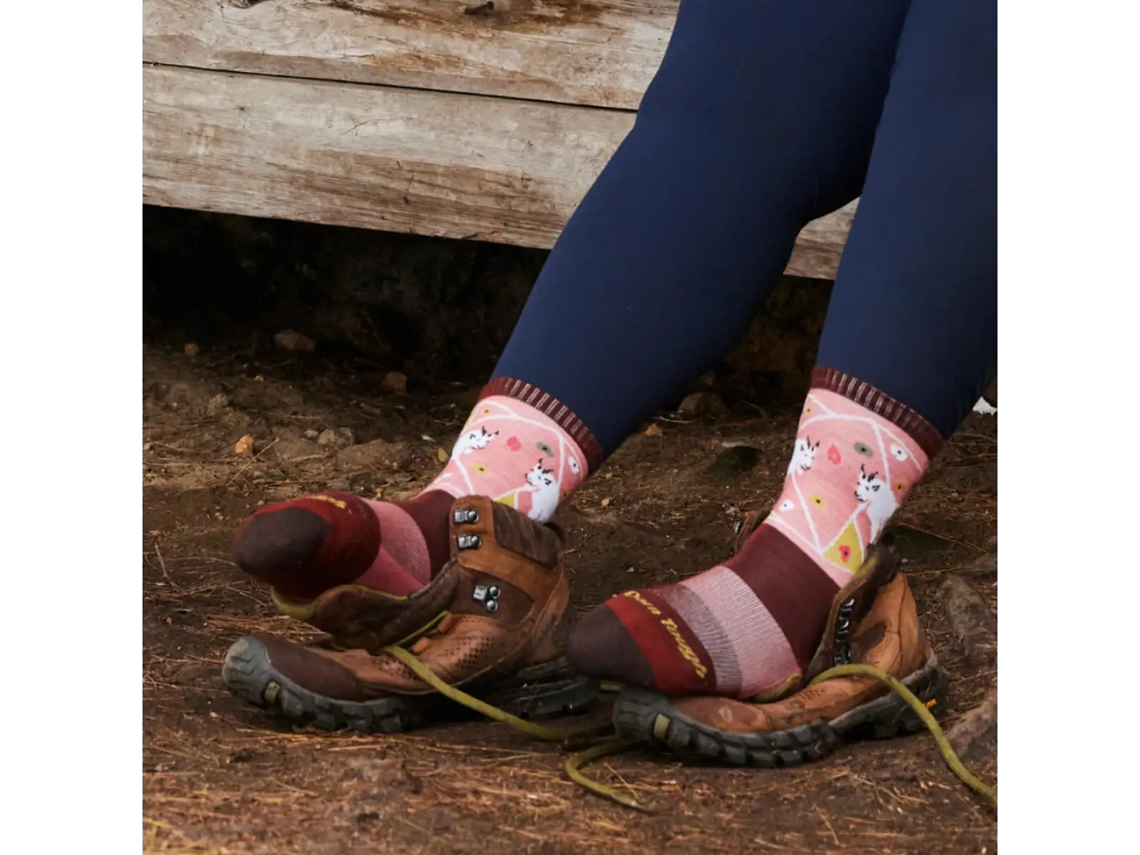Darn Tough Critter Club Micro Crew Lightweight Cushion Damen Socken canyon