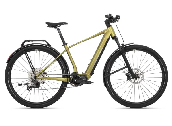 Superior eXR 6090 Touring Trekking-E-Bike Matte Olive Metallic/Chrome Silver