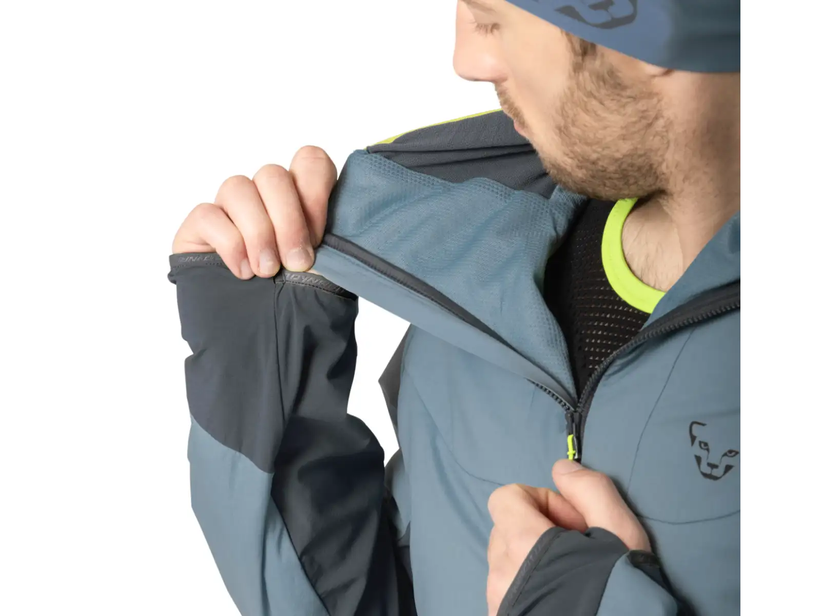 Dynafit Mezzalama Polartec Alpha Herrenjacke Smoke Blue
