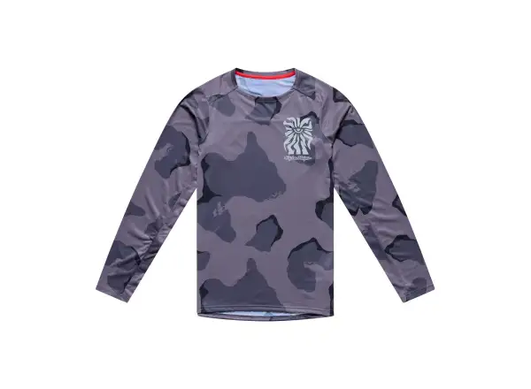 Troy Lee Designs Skyline Pro Herrentrikot Langarm Flow Camo Carbon