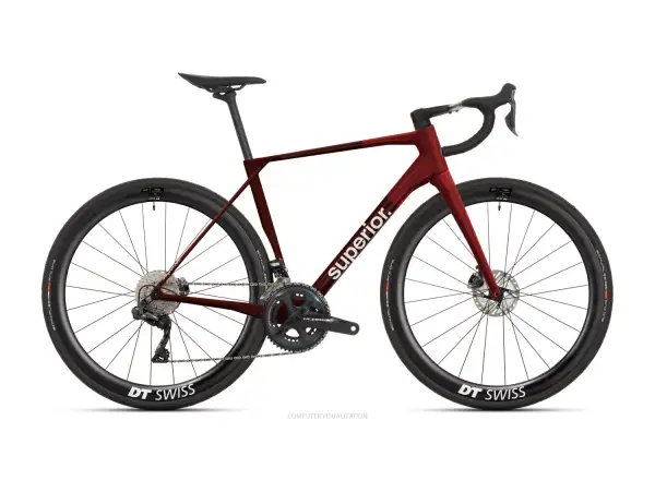Superior X-Road 9.8 GF Rennrad Glanz Carbon Rot
