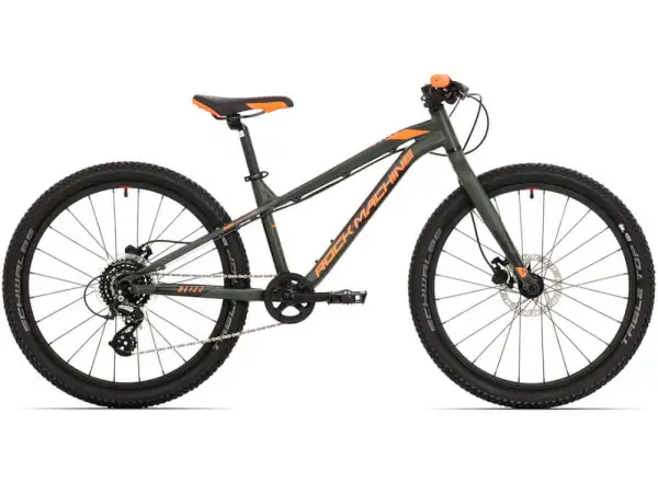 Rock Machine Blizz 24" HD Kinder-Mountainbike khaki/orange