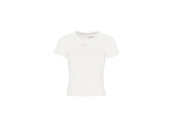 Craft Hypervent Cropped Damen T-Shirt weiß