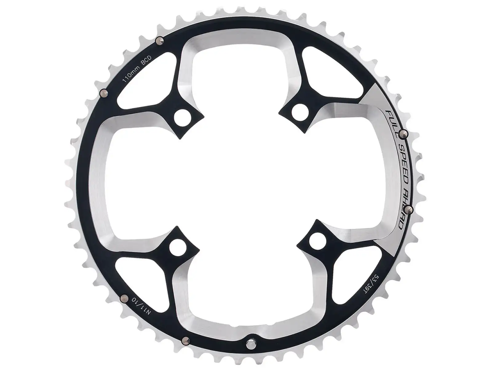 FSA Road Gossamer Pro ABS 110 mm Umwerfer Silber/Schwarz 34 Zähne