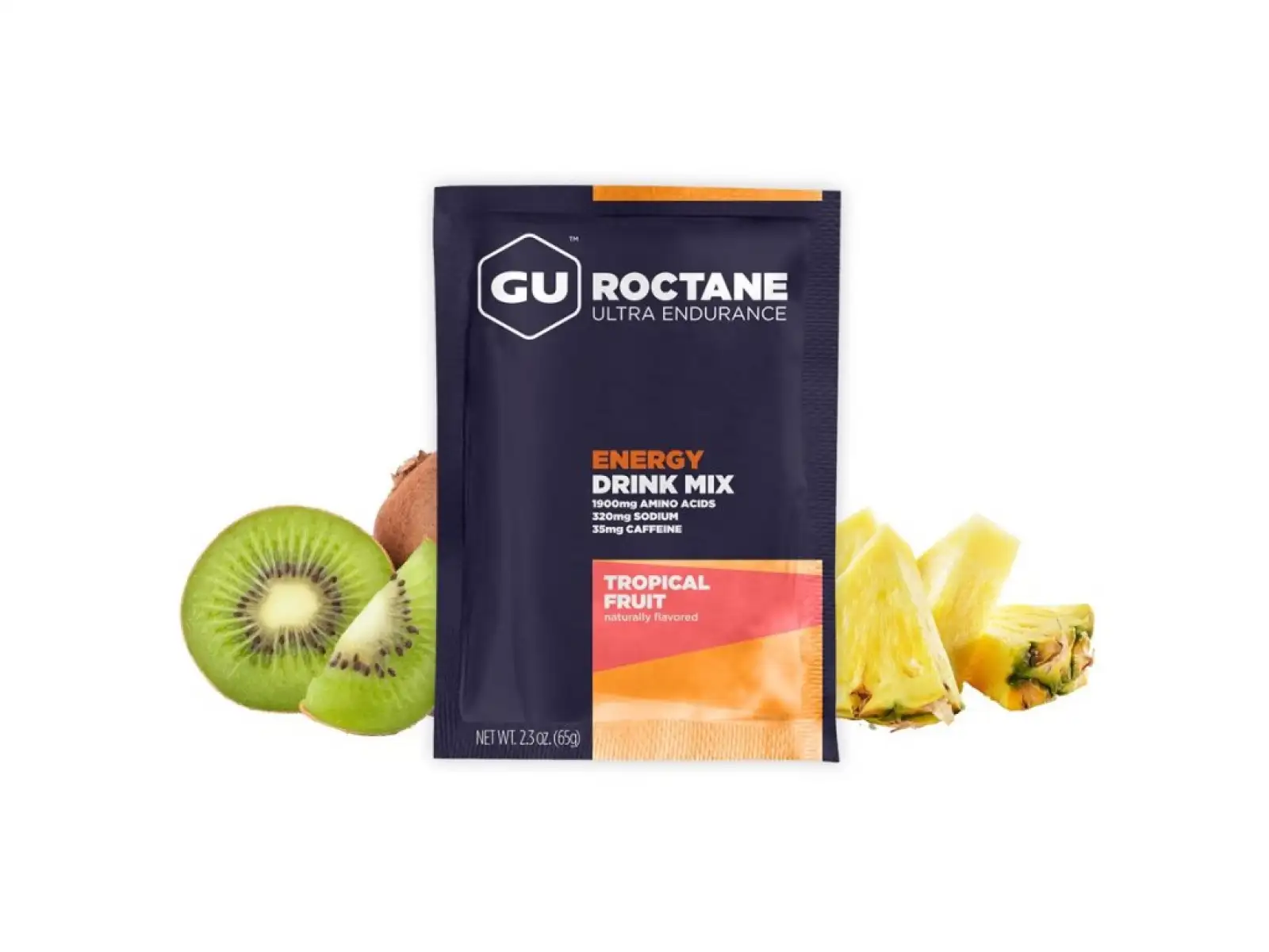 GU Roctane Energy Drink Mix Tropical Fruit Beutel 65 g