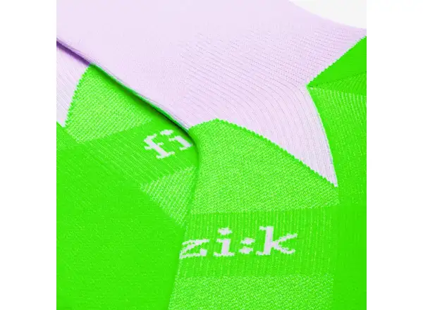 Fizik Performance Fahrradsocken violett/Neongrün