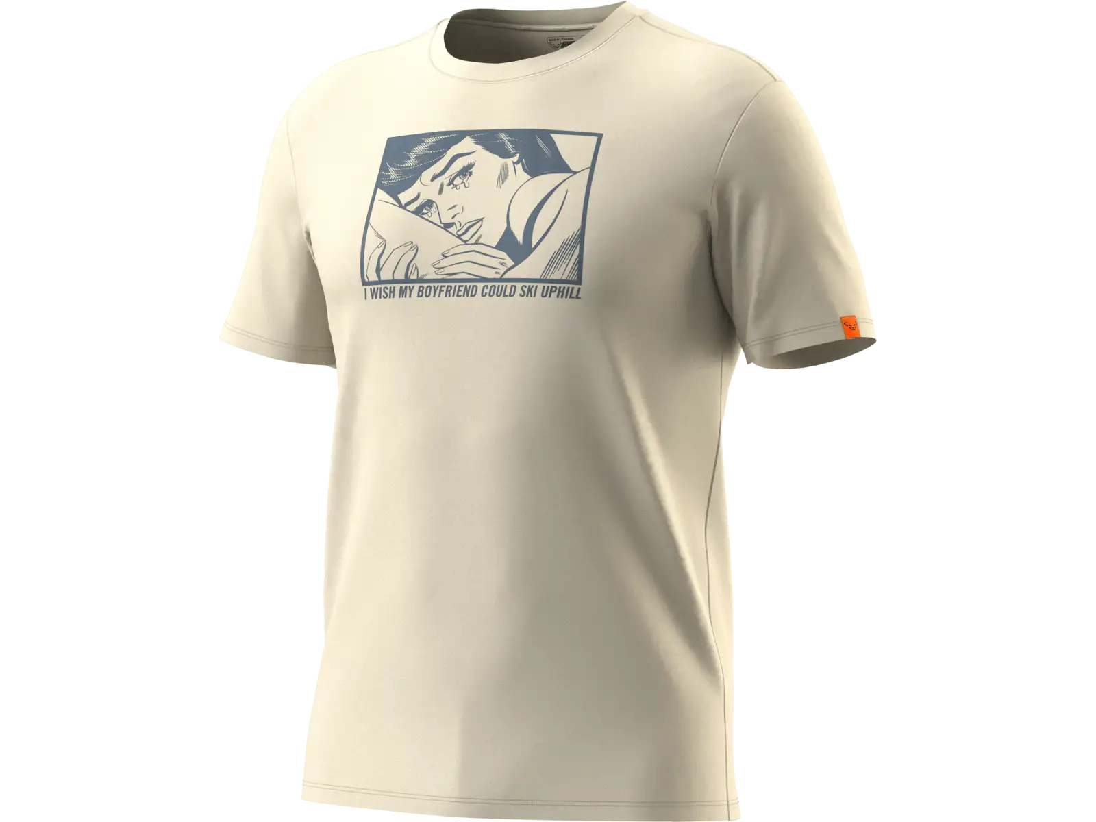 Dynafit Graphic Cotton Herren T-Shirt Kurzarm Smoke Blue/Tabloid