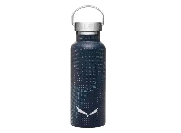 Salewa Valsura Insul Flasche 0,45 l Blau Marine / Punkte