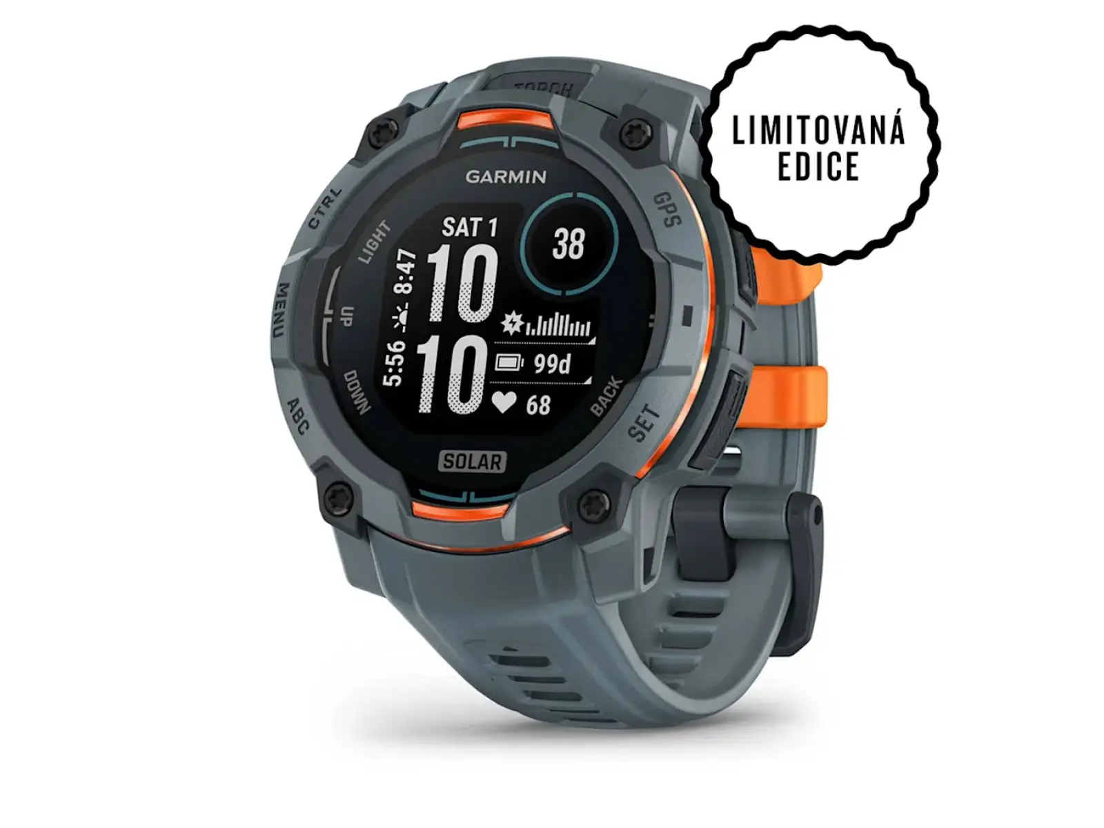 Garmin Instinct 3 Solar 45 mm Smartwatch Twilight/Twilight Armband