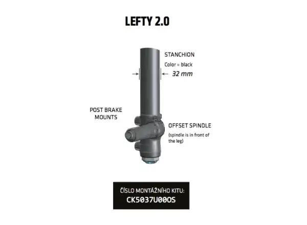 Cannondale 2Spring Air Upgrade-Kit für Lefty 2.0 32mm (CK5037U00OS)