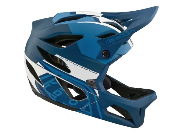 Troy Lee Designs Stage MIPS Helm Vector Blue
