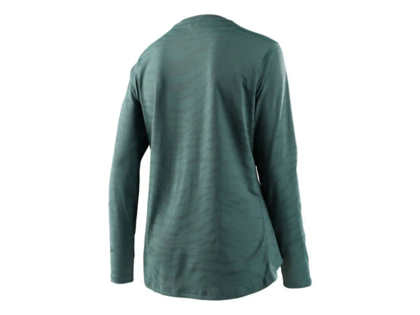 Troy Lee Designs Lilium Damen-Trikot mit kurzen Ärmeln Tiger Jacquard Steel Green