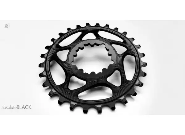 Absolute Black Kettenblatt für Sram 28z. Offset 3 mm Boost schwarz