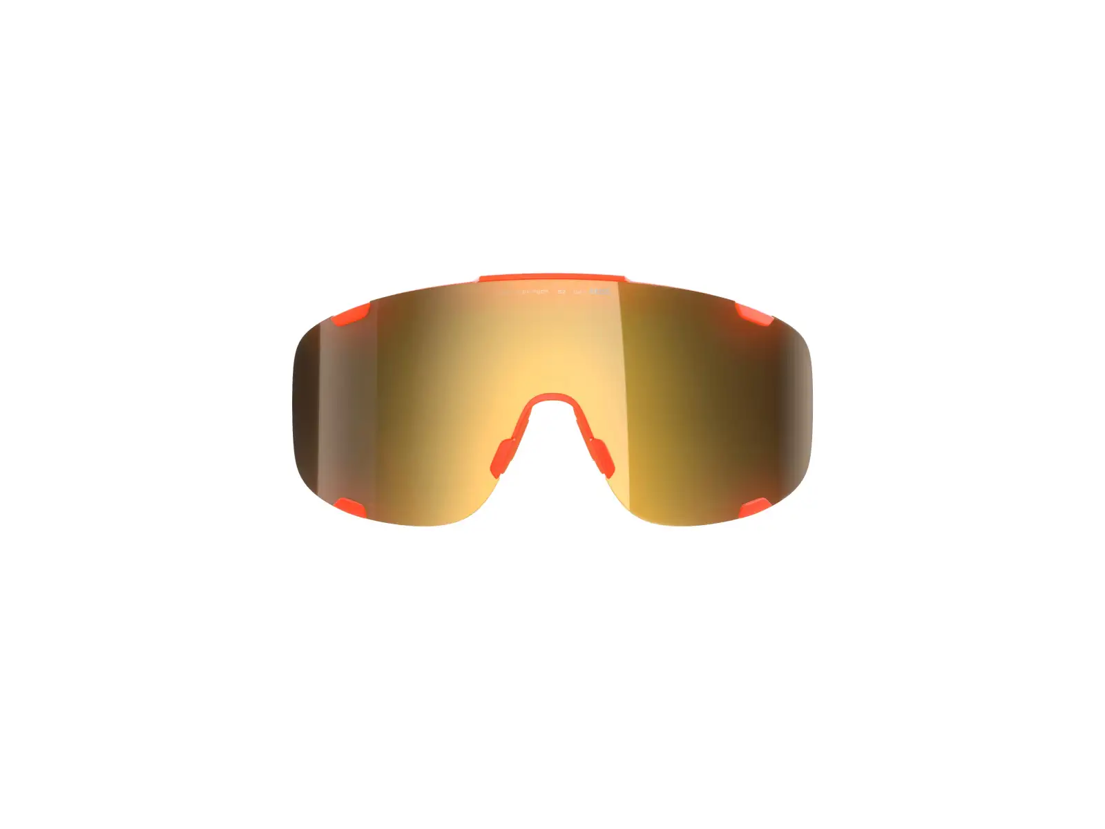 POC Devour + Sonnenbrille Fluorescent Orange Translucent/Clarity Road/Partly Sunny Gold