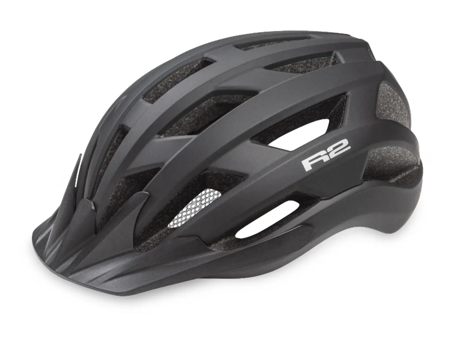 R2 Explorer Fahrradhelm schwarz matt