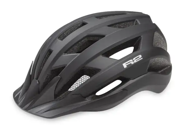 R2 Explorer Fahrradhelm schwarz matt
