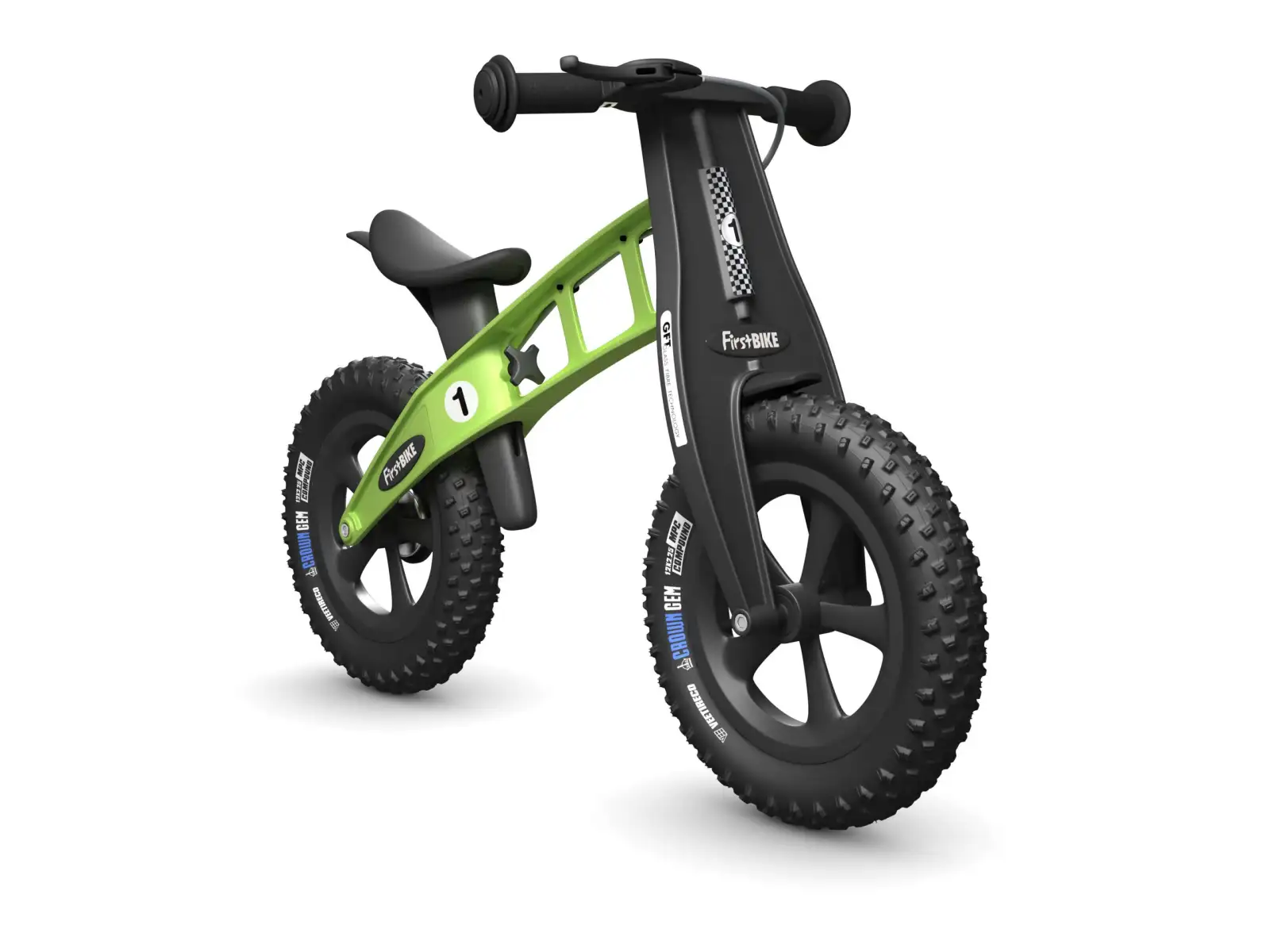 First Bike FAT Laufrad für Kinder Green