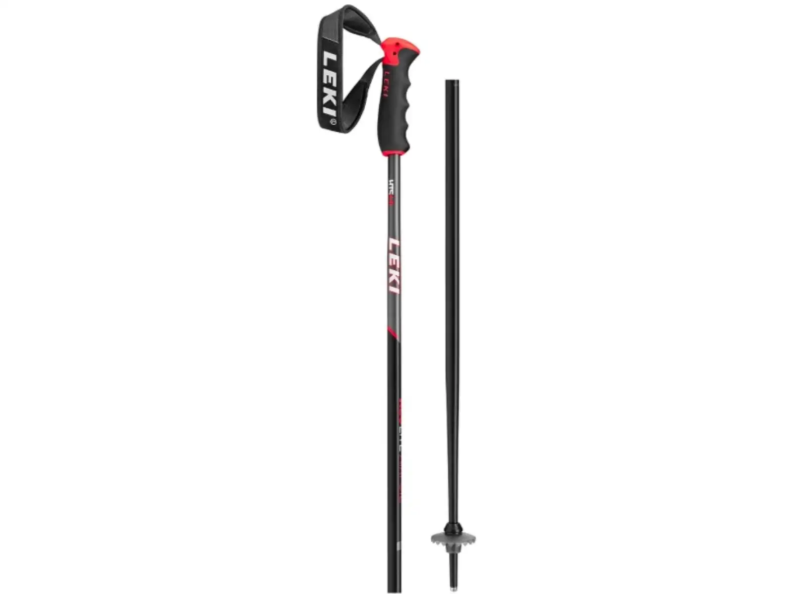 Leki Neolite Airfoil Skistöcke Schwarz/Anthrazit/Weiß/Rot